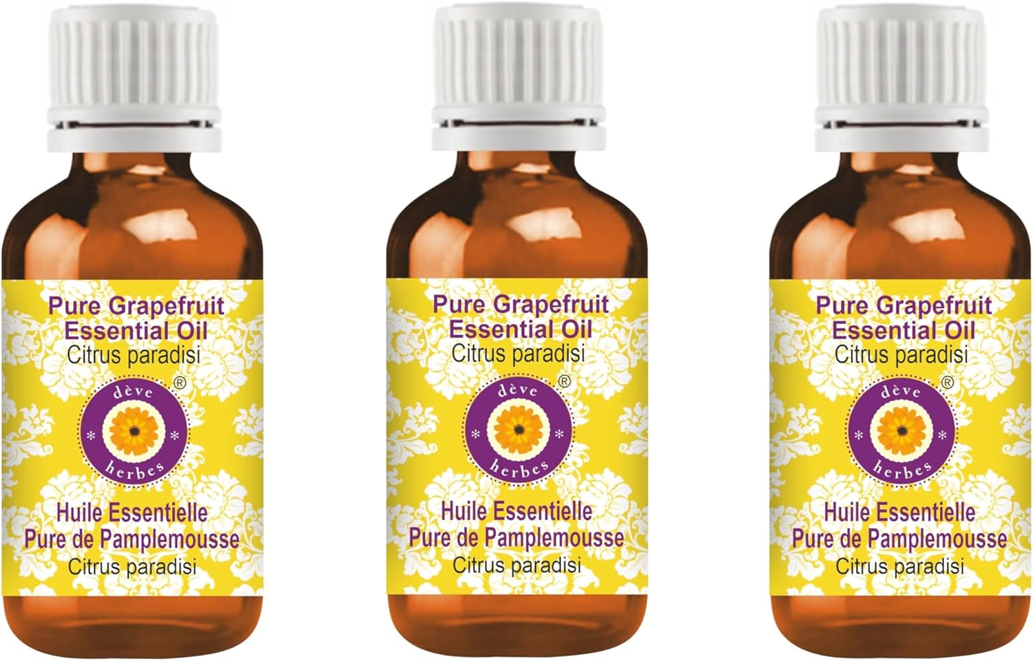 Deve Herbes Pure Grapefruit Essential Oil for Skin Care