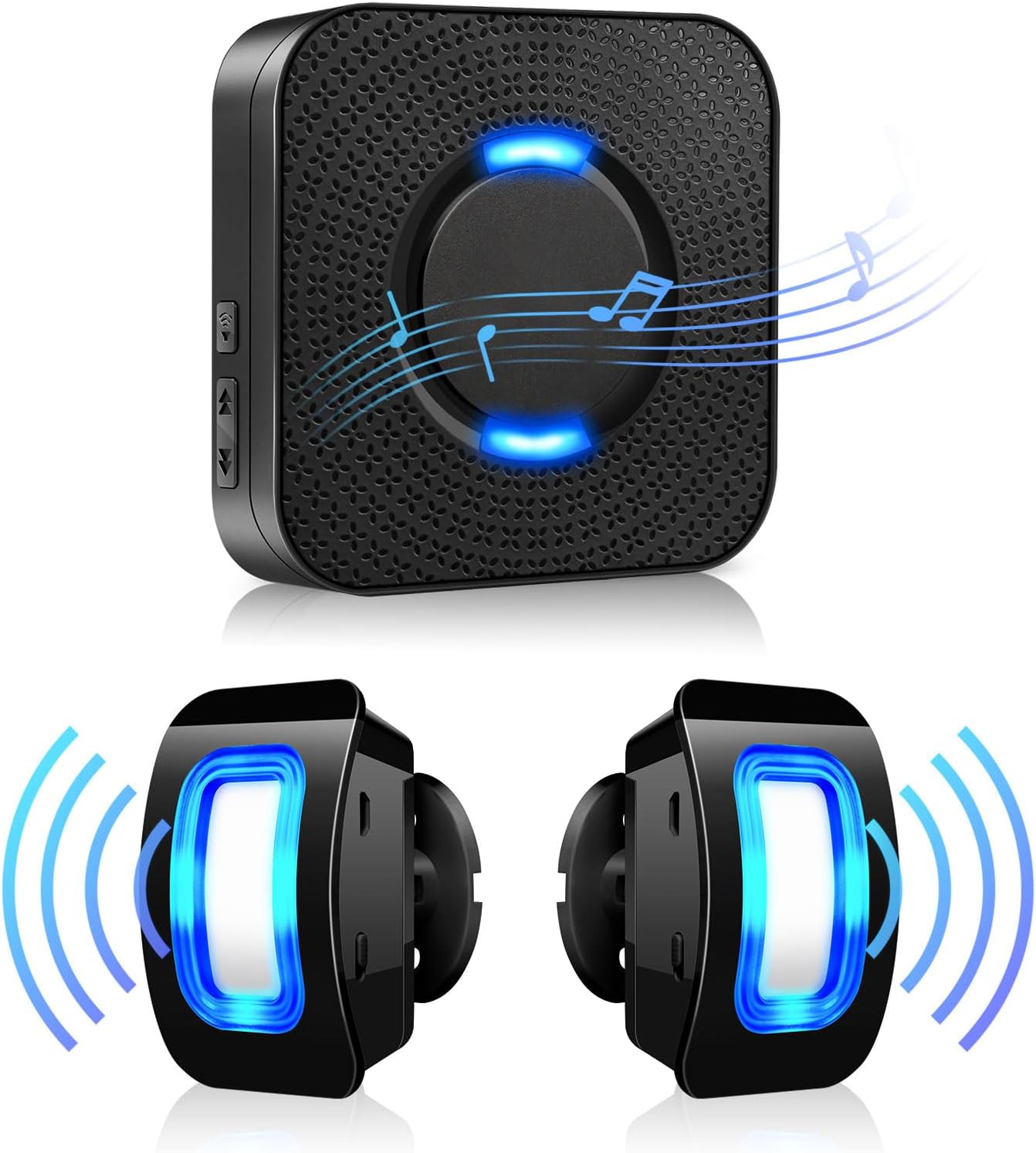 Wireless Motion Sensor LED Light with 58 Ringtones for Security