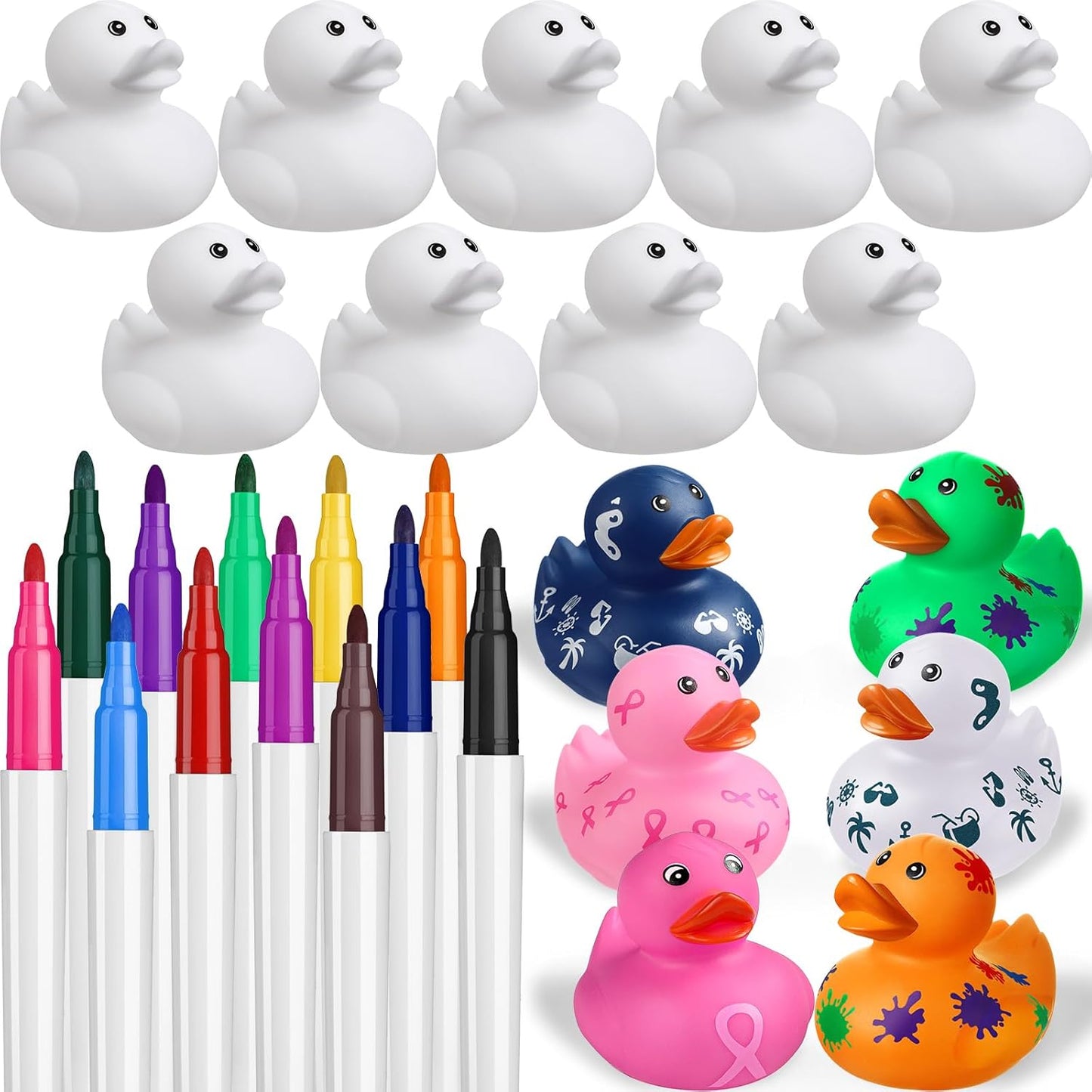 Creative Rubber Ducks for DIY Crafts and Party Favors Fun