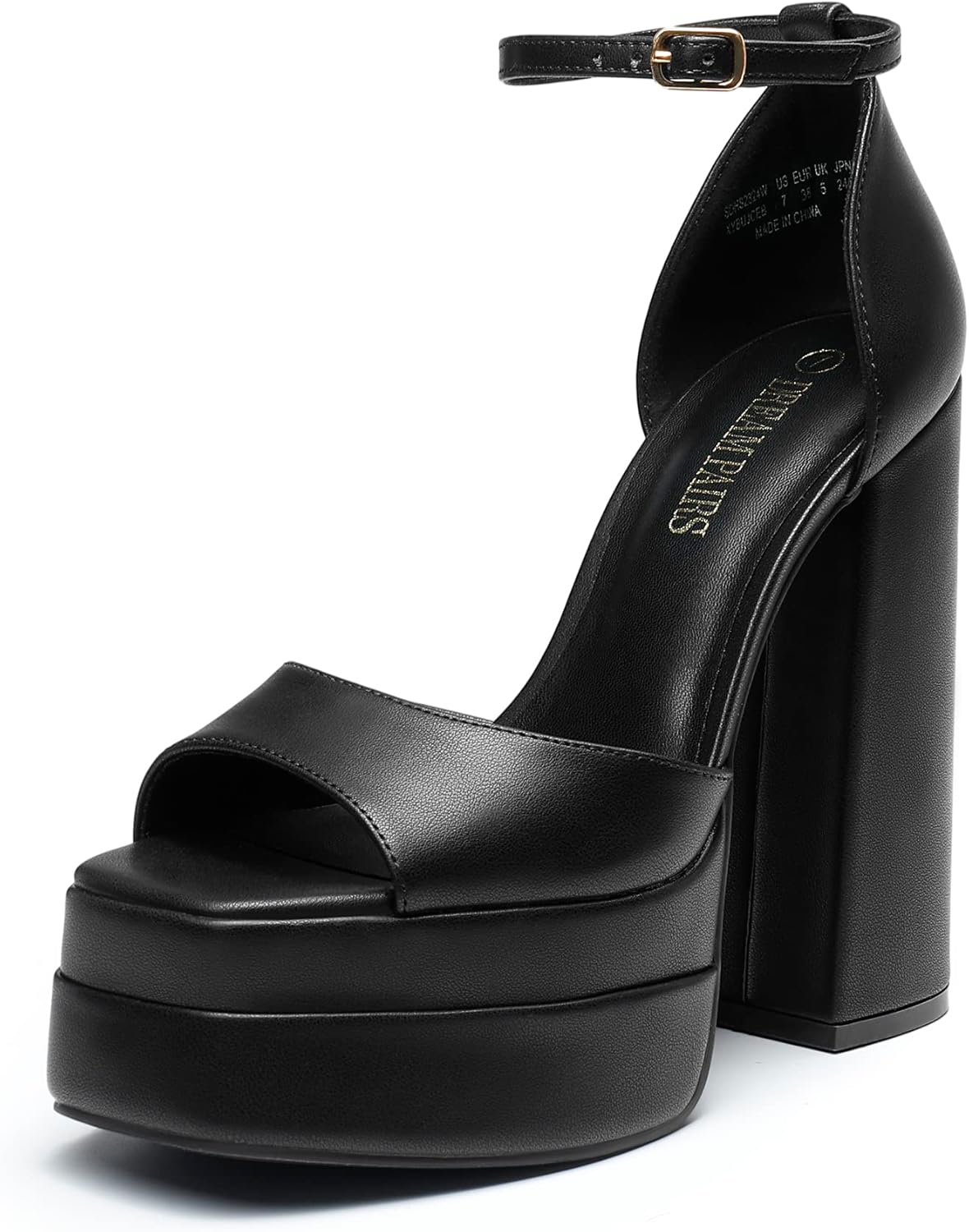 DREAM PAIRS Chunky Block Platform Heels for Women - Stylish Sandals