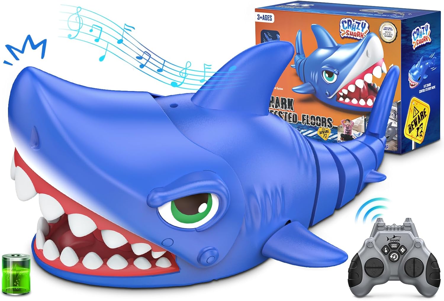 Remote Control Shark Toy for Kids - Interactive Fun for All Ages