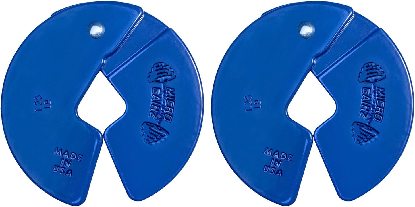 Micro Gainz 1.25lb Fractional Weight Plates for Dumbbell Training
