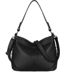YALUXE Genuine Leather Hobo Shoulder Bag - Soft, Roomy Design