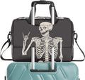 Rock Skeleton Skull Laptop Bag Sleeve Case for Women Men - Durable
