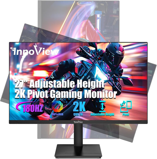 InnoView 27 2K Gaming Monitor - 180Hz Refresh Rate