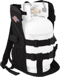 Propane Tank Backpack Carrier for 5LB or 10LB Cylinders - Comfortable