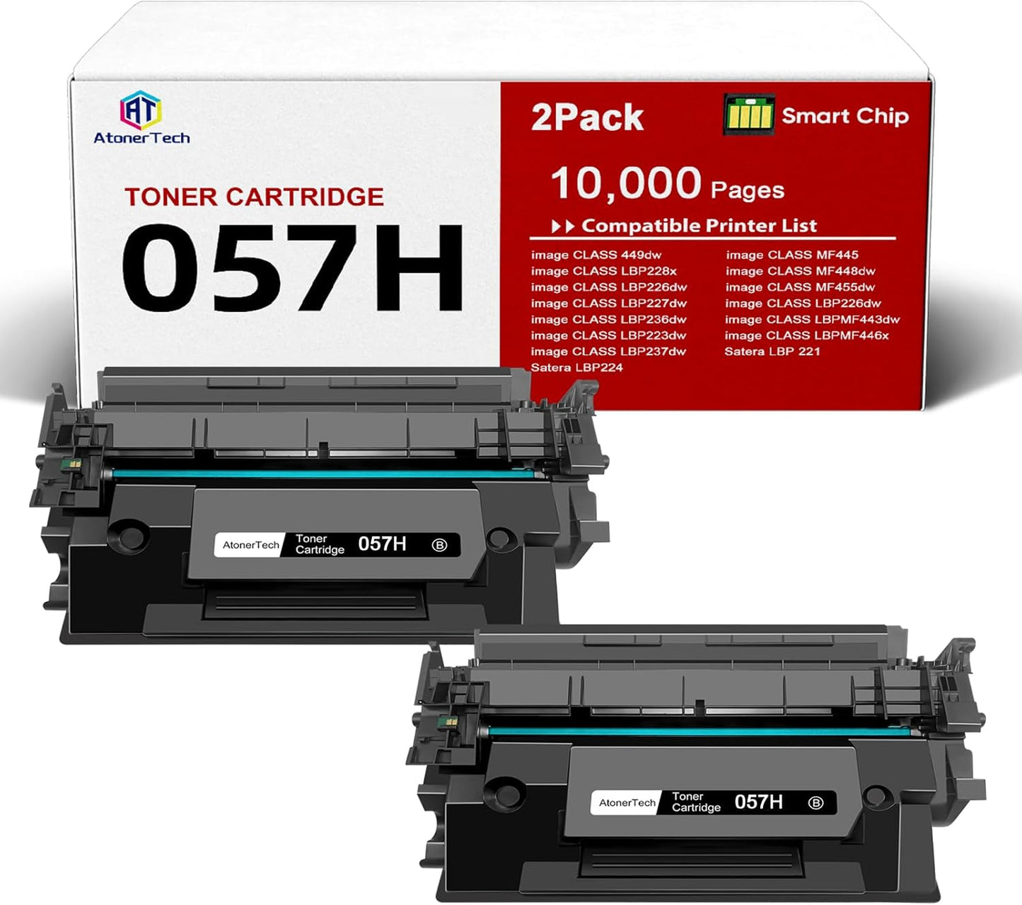 High Yield Black Toner Cartridge Compatible for Canon 057H/057
