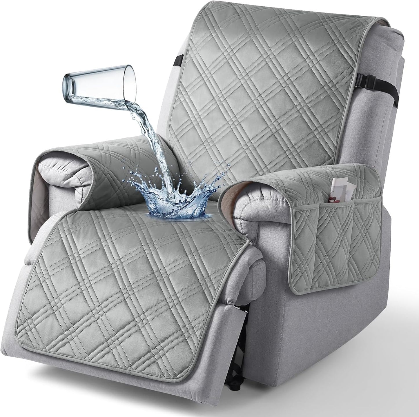 TAOCOCO Waterproof Recliner Chair Cover for Pets and Kids