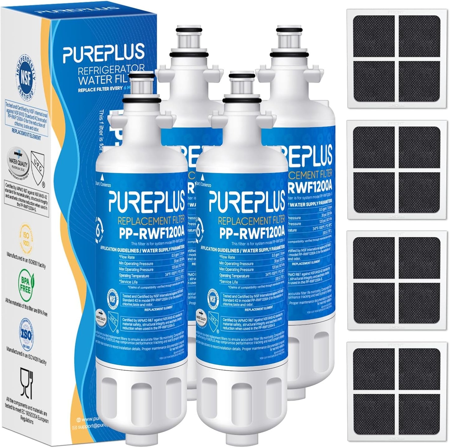 PUREPLUS 469690 LT700P Replacement Water Filter for LG Refrigerators