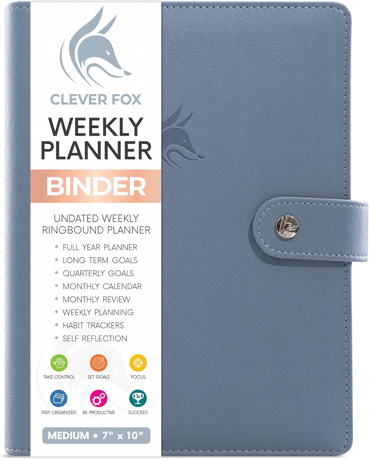 Clever Fox Weekly Planner Binder for Effective Time Management