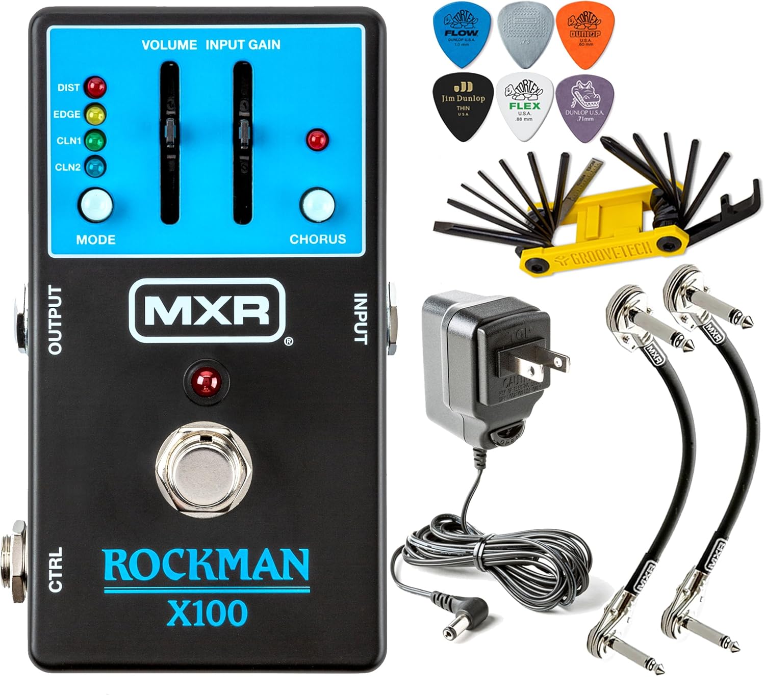MXR MX100 Rockman X100 Analog Tone Processor Effects Pedal