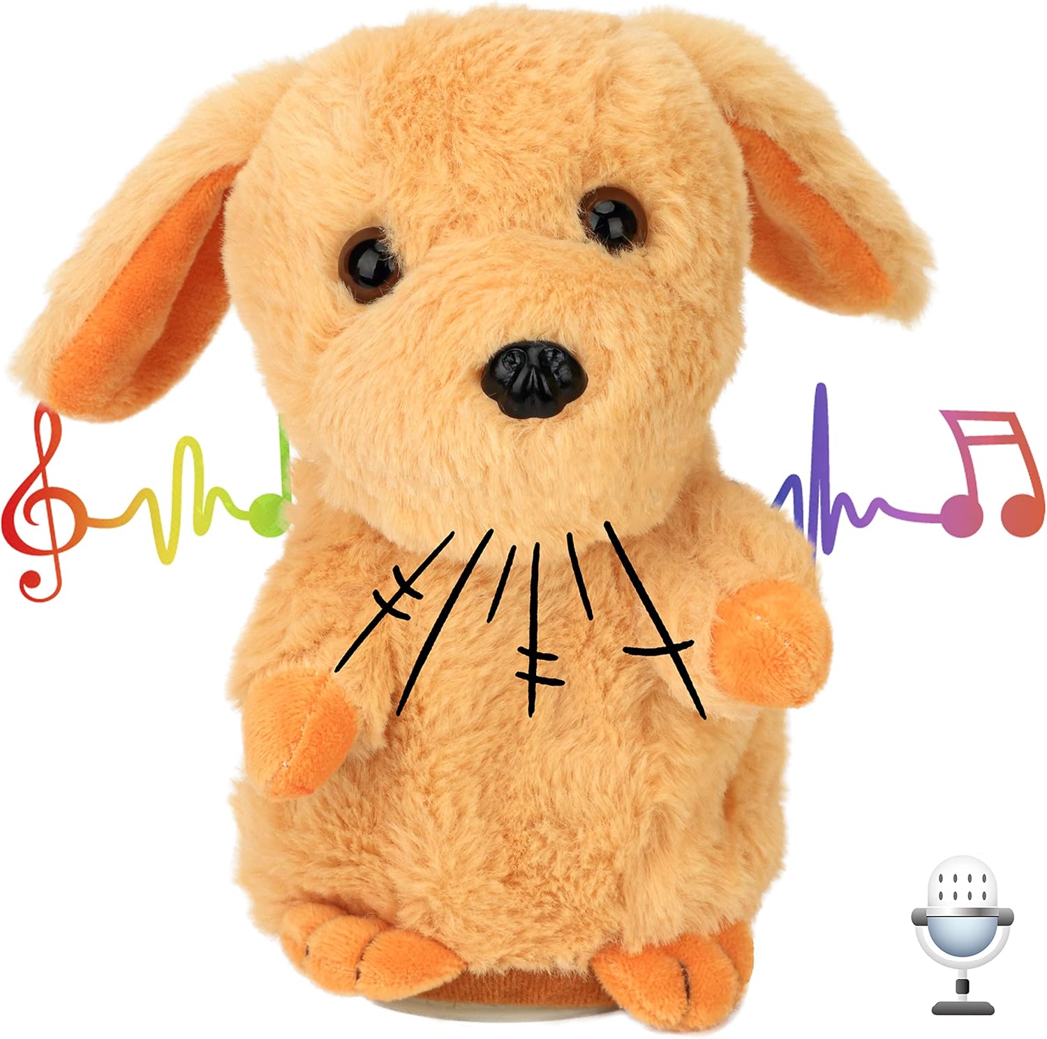 Interactive Talking Puppy - Repeat & Nod Toy