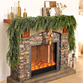 2PCS 9FT Norfolk Pine Garland - Flexible Real Touch Holiday Greenery