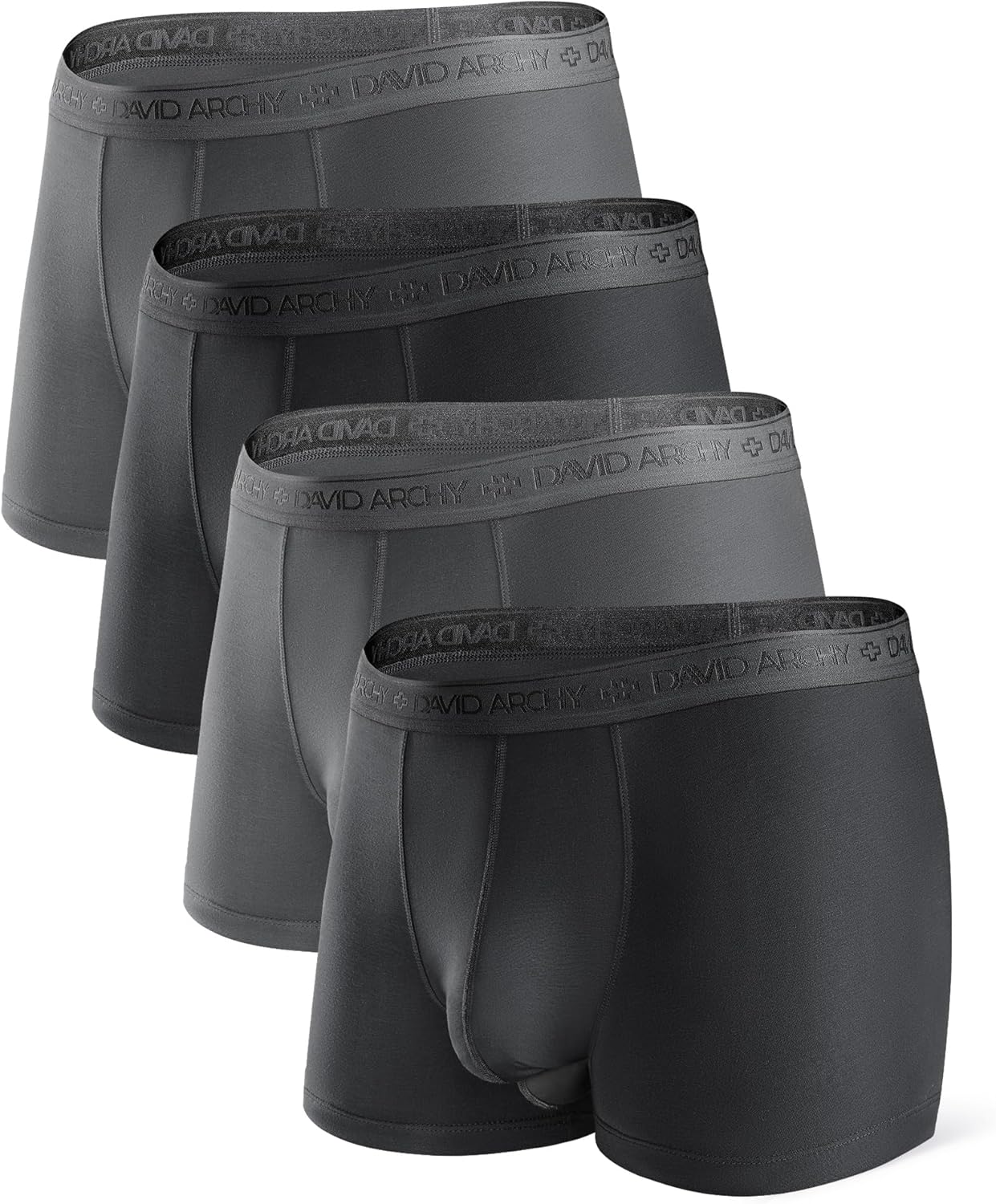 Ultra Soft Modal Dual Pouch Trunks for Men by DAVID ARCHY