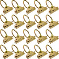 20-Pack Heavy Duty Steel E-Track O-Rings Tie-Down Anchors - 1500lb WLL