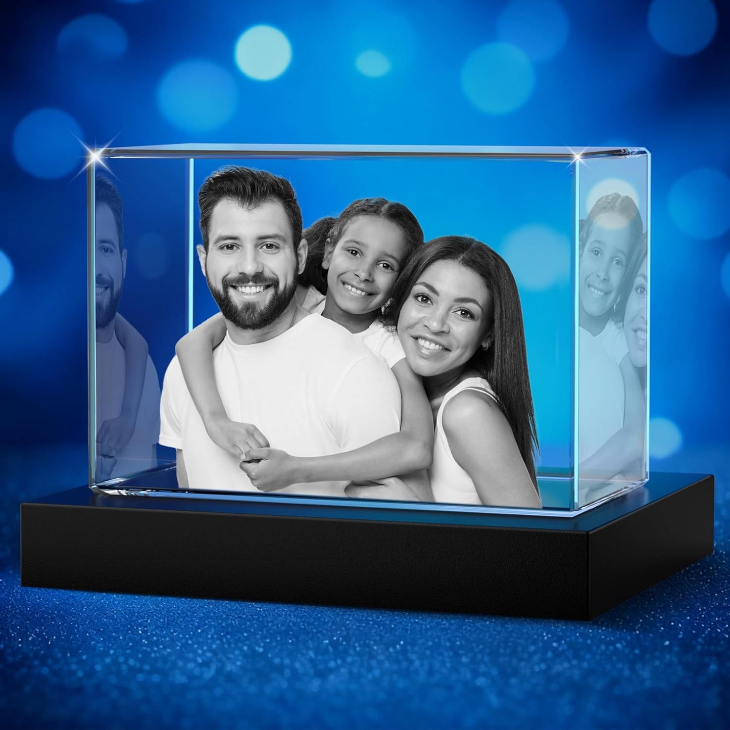 3D Photo Crystal by C.light 3D - Personalized Memories