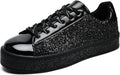 Women's Glitter Tennis Sneakers Neon Sparkly Rhinestone Bridal
