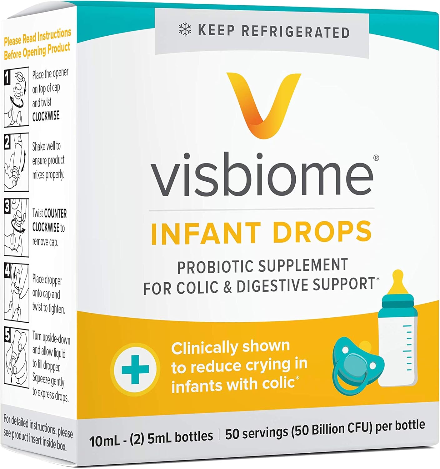 Visbiome Infant Drops: Probiotic for Colic & Digestive Health