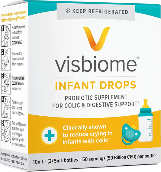 Visbiome Infant Drops: Probiotic for Colic & Digestive Health