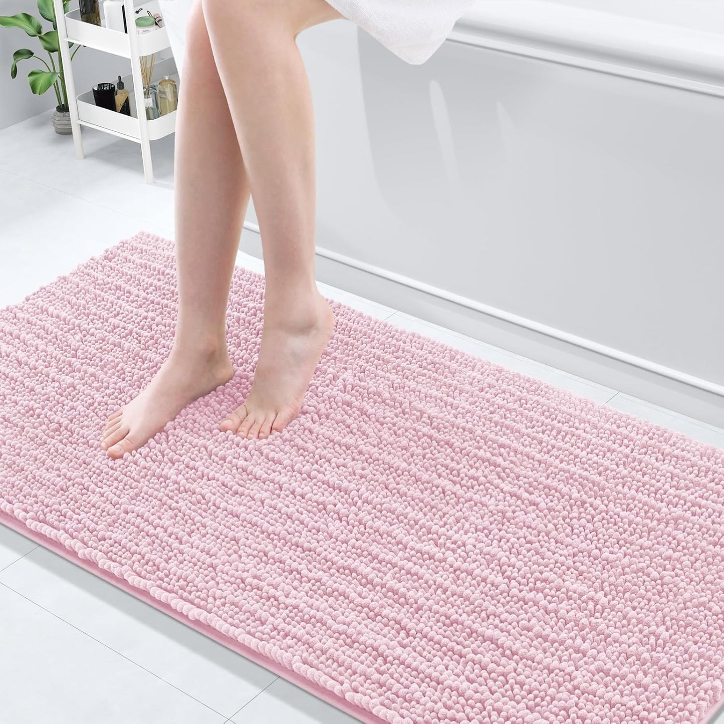 Arotive Luxury Chenille Bathroom Rug Mat for Soft Comfort