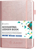 Hardcover Accounting Ledger Book - Bank Accounting Log for Small