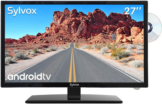 SYLVOX 27 Smart TV HD with Built-in DVD, WiFi