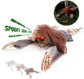 Creepy 45in Crawling Zombie Animatronic for Halloween Fun