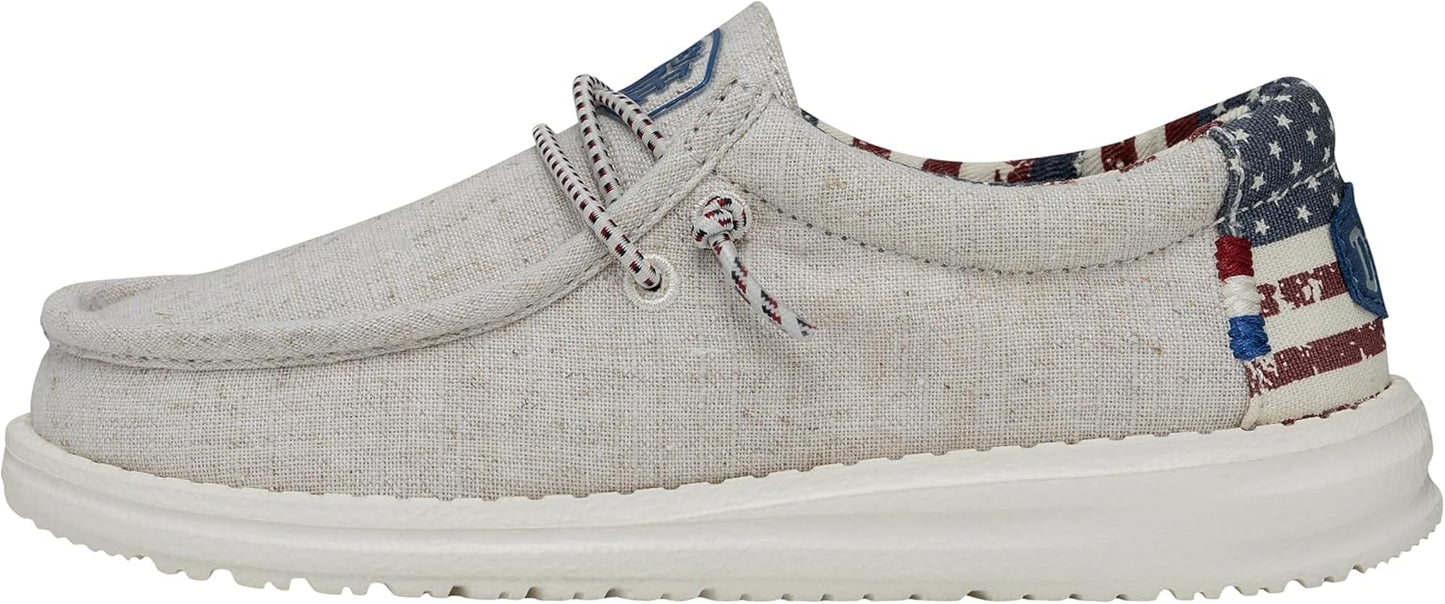 Hey Dude Kids Wally Americana Loafer: Trendy Slip-On Style