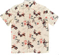 Slim Fit Hawaiian Button Down Shirt for Men - Lightweight Polyester