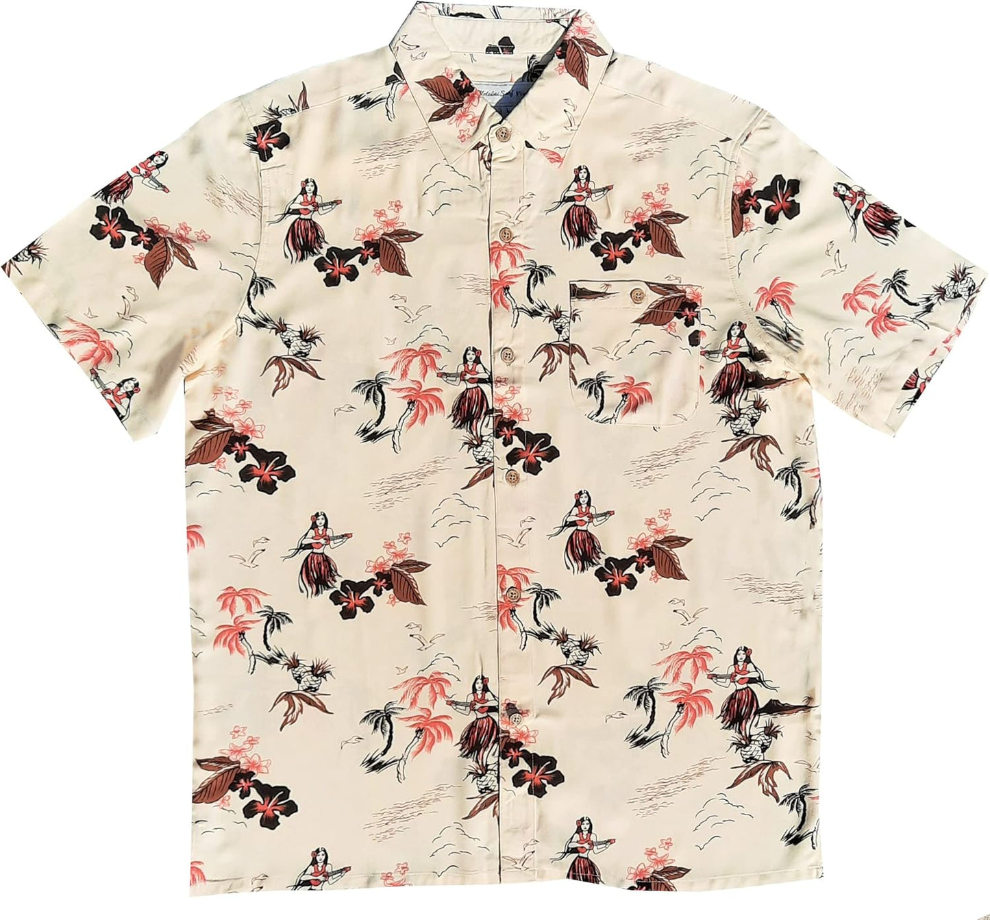 Molokai Surf Button Down Slim Fit Hawaiian Short Sleeve Shirt Review
