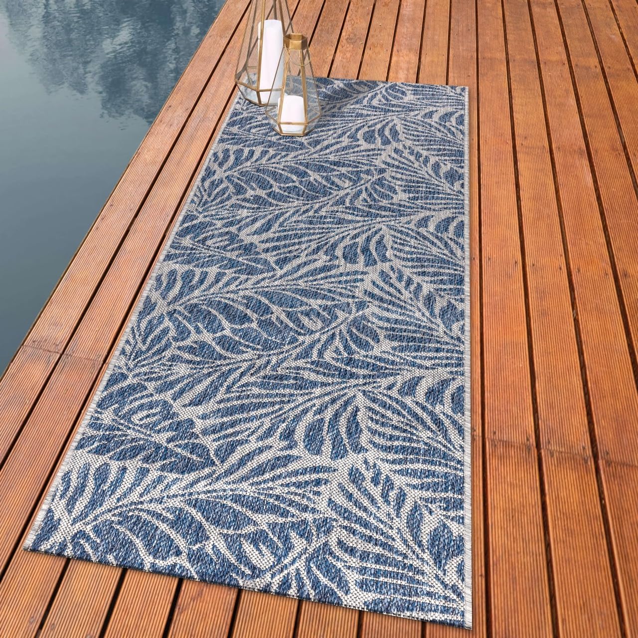 Keen Home Design Terrace Outdoor Runner Rug - Washable 2x10
