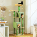 Cactus Cat Tree 62-in Large Cat Tower - Multi-Cat Play & Lounging