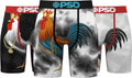 PSD Men's Poly Blend Underwear 7 in Boxer Brief Packs - Soft
