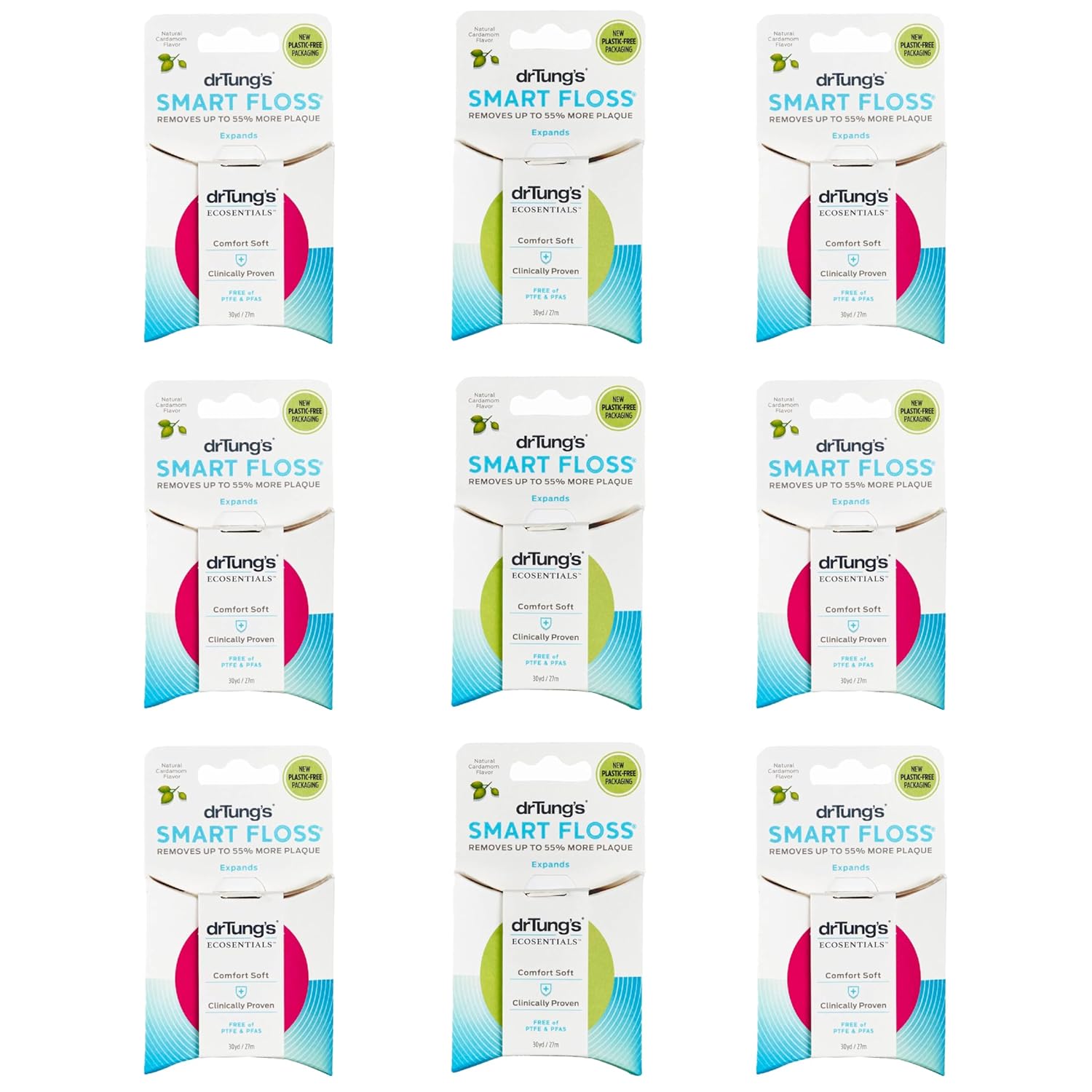 DrTung's Smart Floss - Natural Expanding Floss for Healthier Smiles