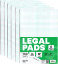 Graph Paper Pad 8.5 x 11 Quad Ruled Notebook - 6 Pack