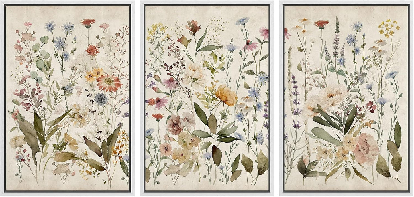 MUDECOR Framed Wall Art Print Set for Colorful Home Decor