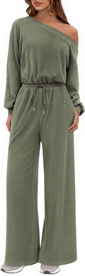 Women's Stylish Long Sleeve Jumpsuit by PRETTYGARDEN for Events