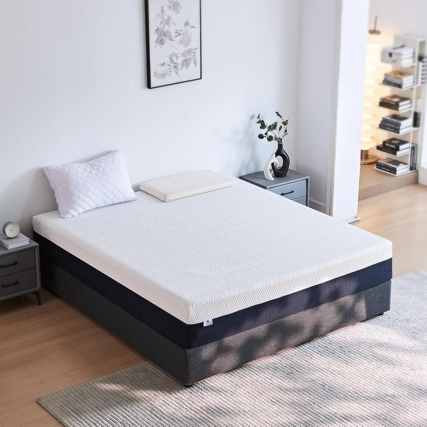 Queen Mattress 12 Inch Gel Memory Foam for Cool Sleeping