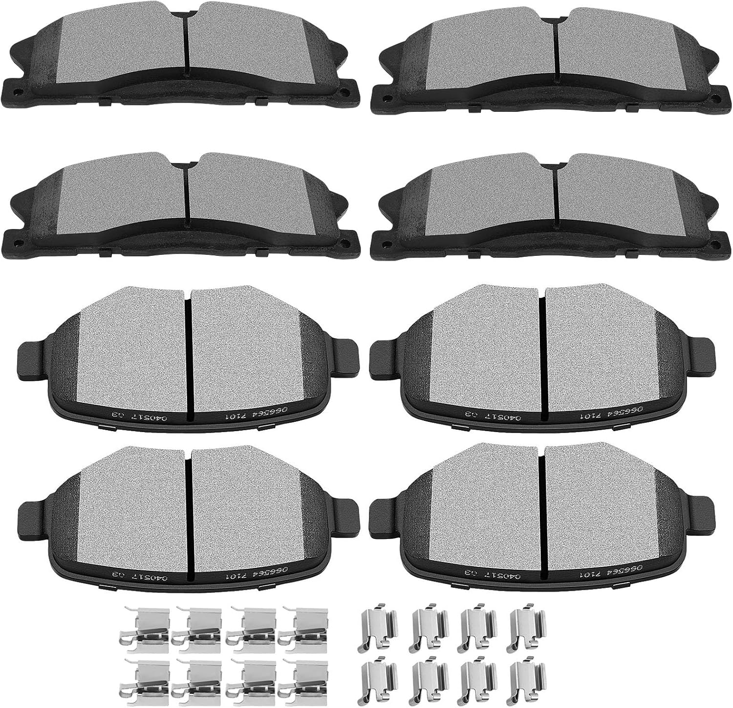 SCITOO D1611 D1377 Front Rear Ceramic Brake Pads Sets for Ford