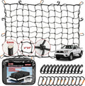 Extra Thick 6mm Latex Core Cargo Net 3ftx4ft - Heavy Duty Truck & SUV
