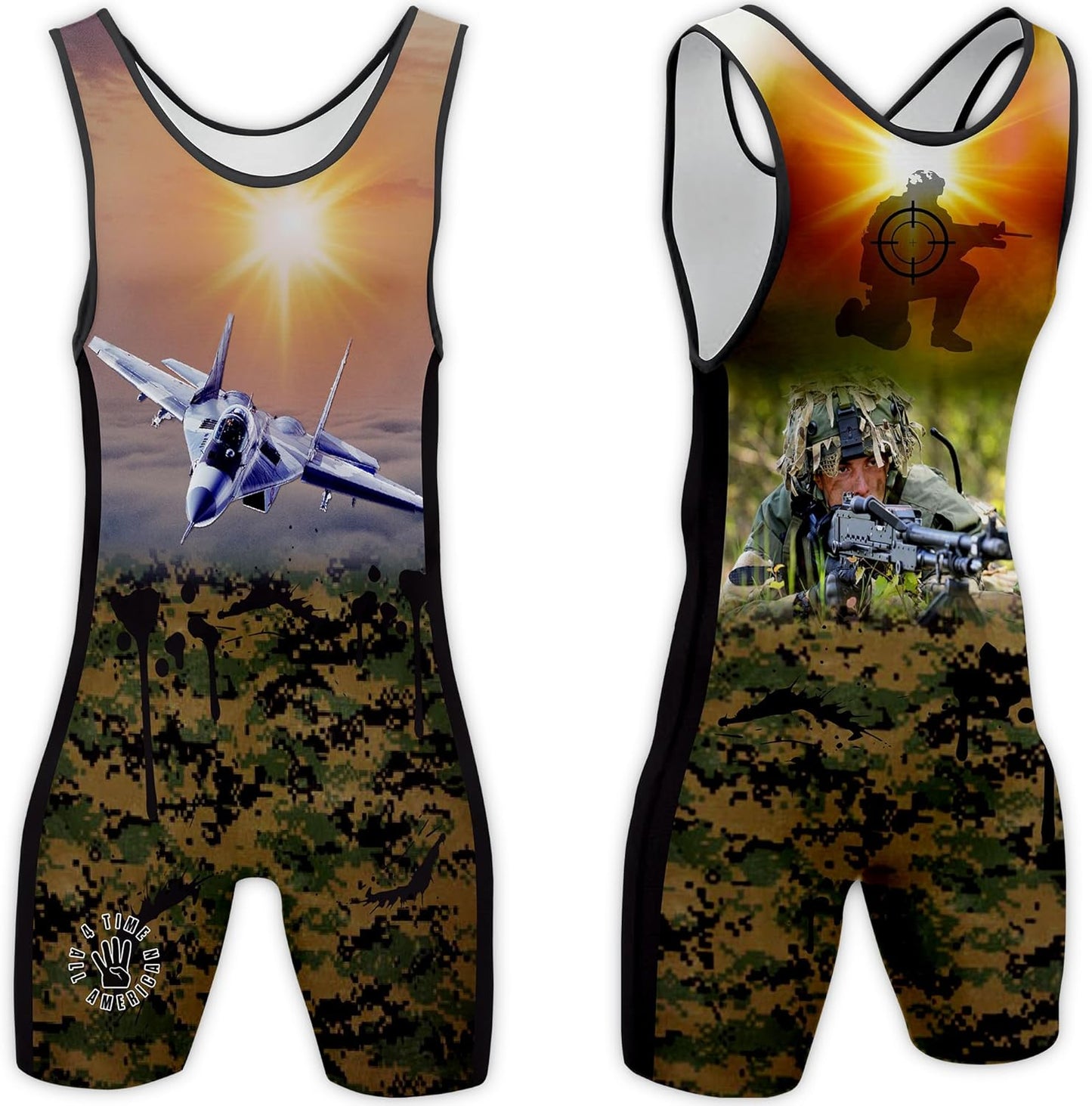 Sublimated Wrestling Singlet for Unmatched Performance and Comfort