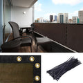 3 ft x 182 ft Balcony Privacy Screen - Heavy Duty 90% Blockage
