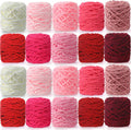 Chenille Yarn 20 Skeins 7 mm Bulky 1094 Yards - Soft Velvet