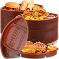 48 Pcs Football Serving Trays for Tailgate Parties and Snacks