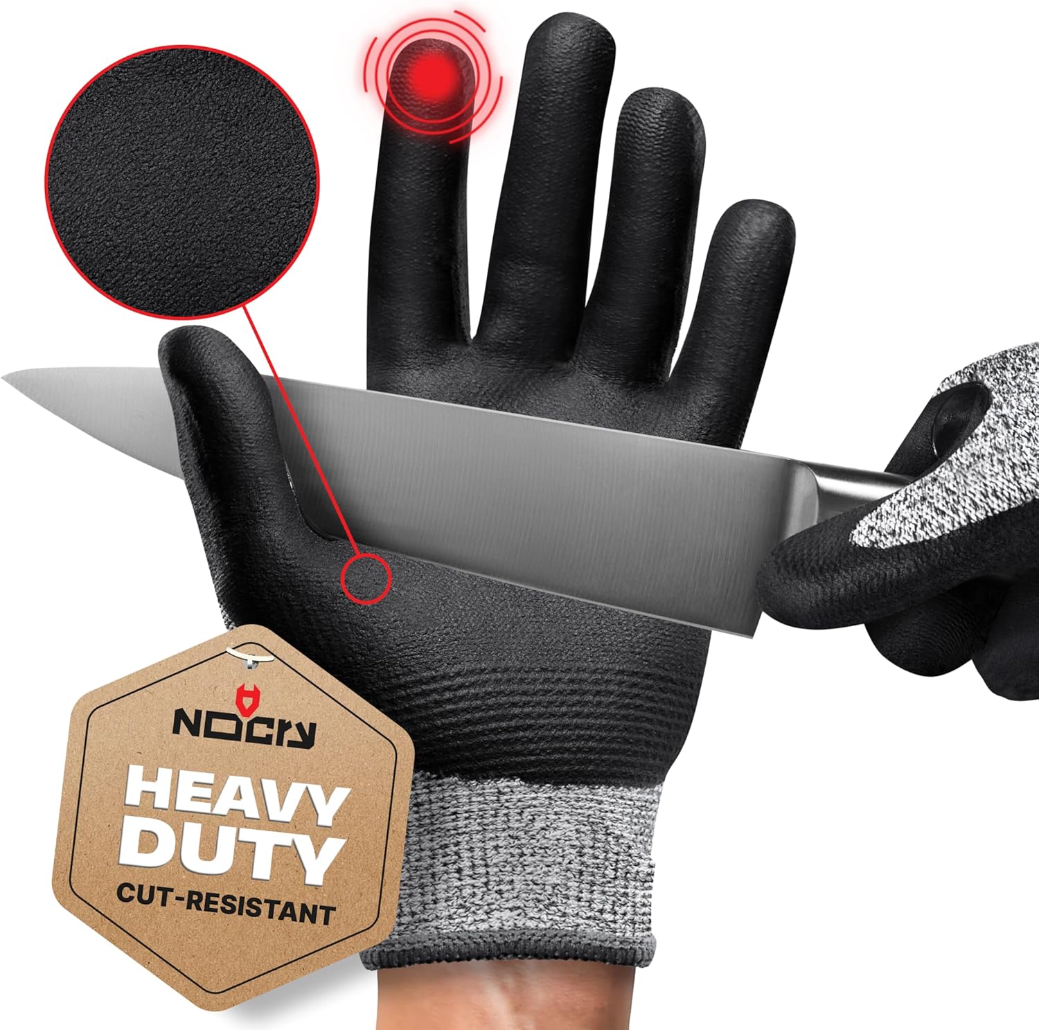 NoCry Cut Resistant Gloves: Firm Grip, Waterproof Palms