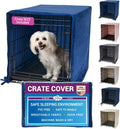 Pet Dreams Dog Crate Cover - Breathable Fabric for Crates