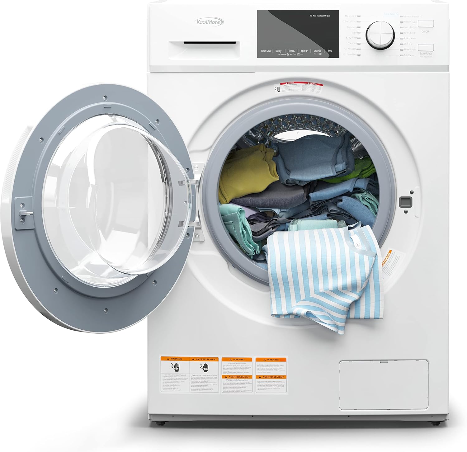 KoolMore 2-in-1 Washer Dryer Combo for Small Spaces and RVs