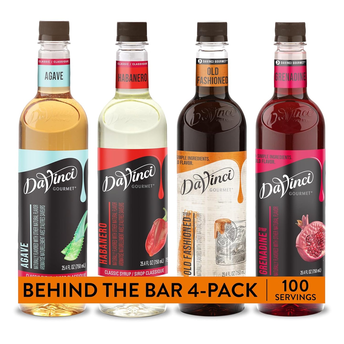 DaVinci Gourmet Classic Cocktail Mixer Bundle for Home Mixology