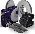 Front Brake Pads and Rotors Kit for 2012-2015 Tesla S