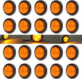 NEW SUN 20pcs Amber 2 in Round LED Trailer Lights - Reliable